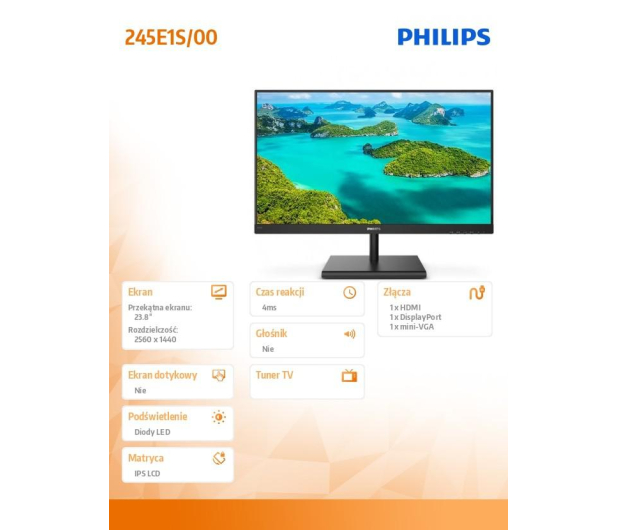 Philips 245E1S/00 - 514813 - zdjęcie 5